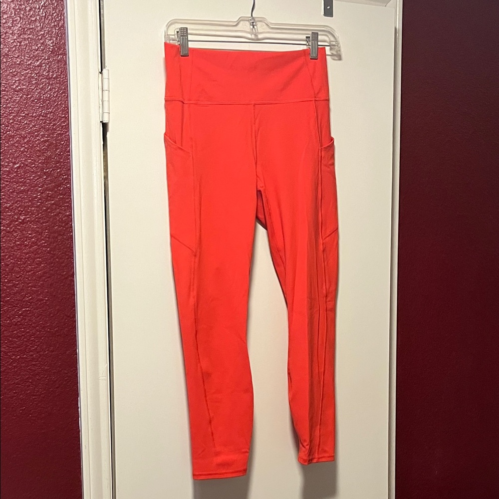 Fabletics PureLuxe Strawberry Red Leggings